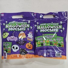 Crazy Fun Mini Mystery Halloween Mochi Squishy 32 Individual Packs SET OF 2
