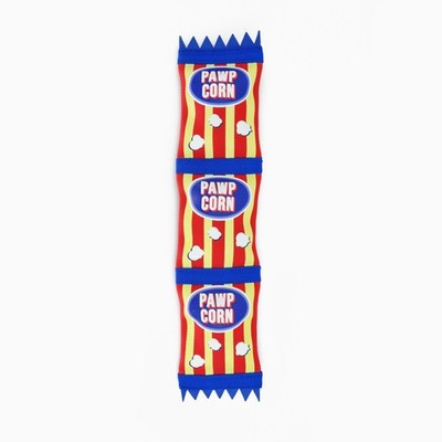 HugSmart Pet Pooch Super Firehose Popcorn Dog Toy, 18-Inch, Multicolor