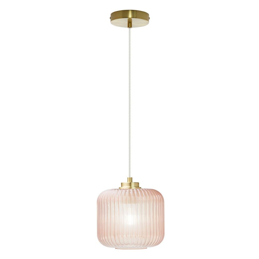 7.25 Подвесной светильник Nellie Retro Globe Shade Светло-розовый - Река товаров:
