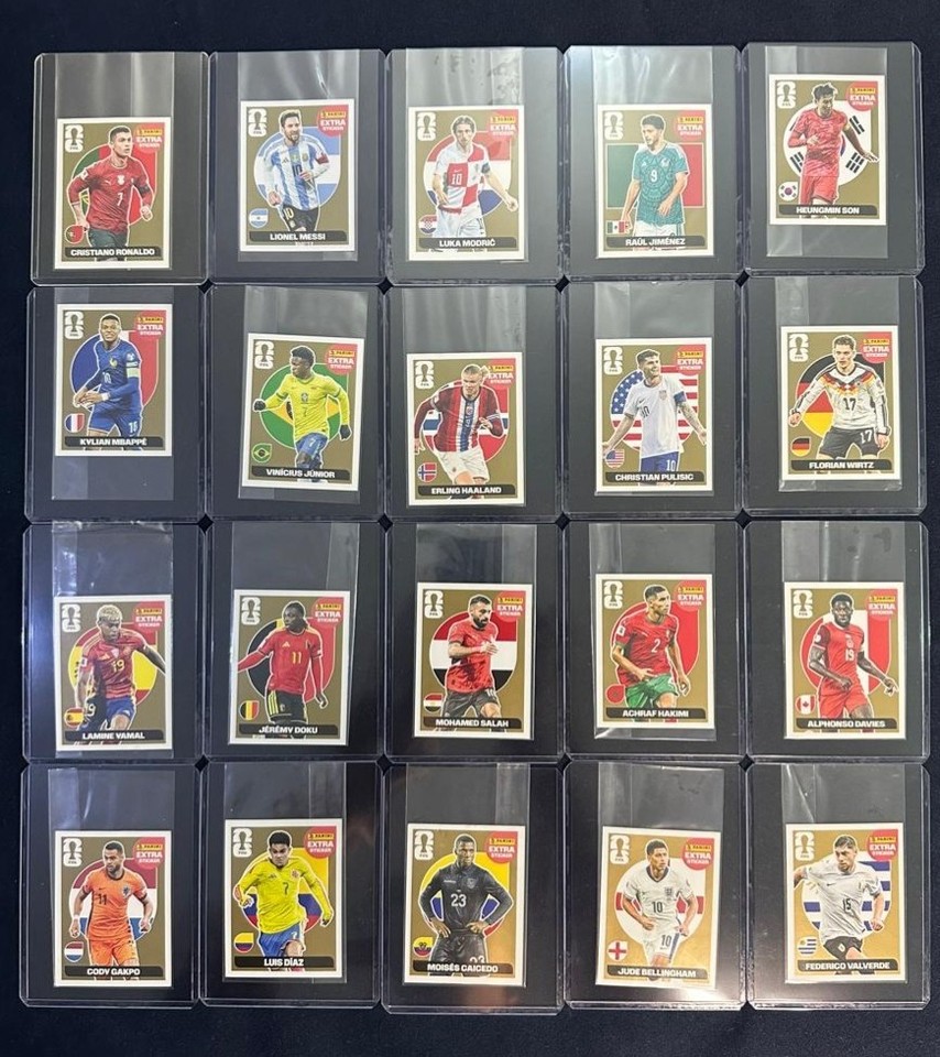 Panini World Cup 2026 Extra Stickers Complete Set 80 Stickers | eBay