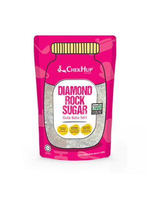 CHEK HUP Diamond Rock Sugar (Tested Low GI) 400g Halal Certified