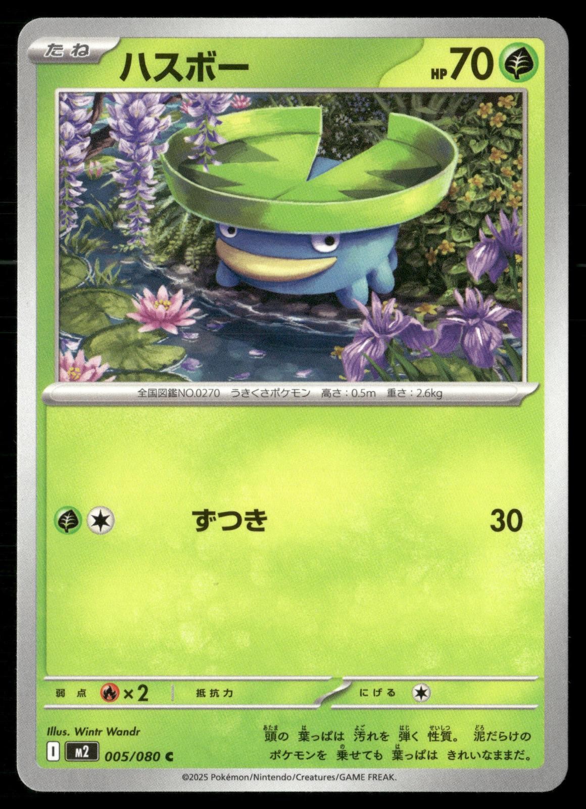 Lotad 005/080 Common Inferno X Pokemon Japanese NM
