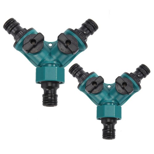 Easy Setup 2 Way Distributor Valve Dual Hose Connector Enhanced Flexibility - Picture 9 of 9