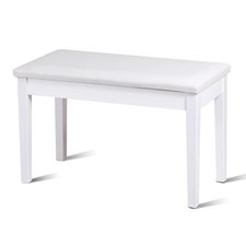 2-in-1 PU Leather Piano Bench Double Duet Seat W/Padded Cushion Music Storage