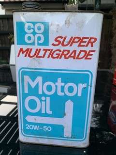 CO OP Oil Can Super Multi grade 20w 50 1 Gallon