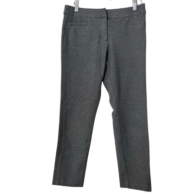 Amanda + Chelsea Alex Ponte Knit Pants, Black/White Size 4