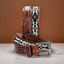 Men  s belts Full Grain Genuine Leather Casual Wester Jeans Belts Men cinturon