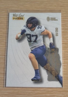 2022 Wild Card MATTE - Aidan Hutchinson #MB-2 Touch Football White Lines /200...