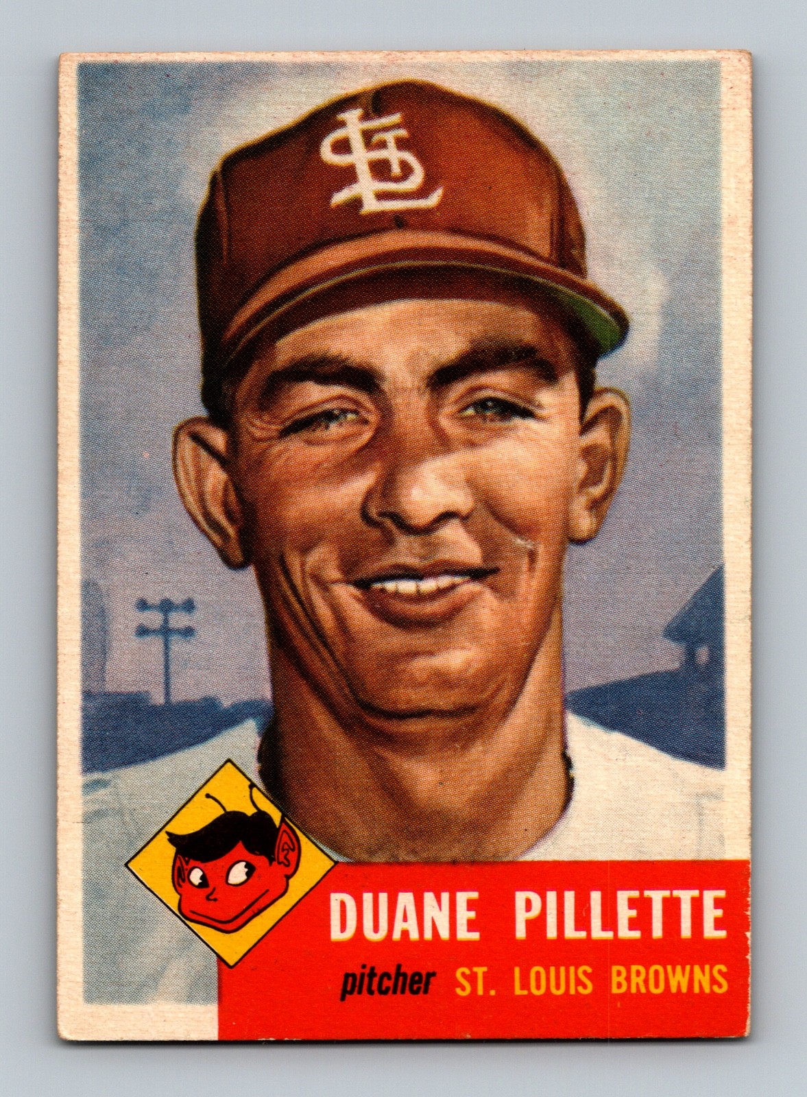 1953 Topps #269 Duane Pillette GD-VG High # SP Vintage Baseball Card