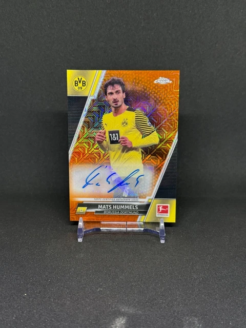 Topps Bundesliga 21/22 japan - Mats Hummels - Mojo Orange Auto /10 BVB