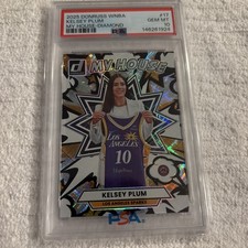 2025 PANINI DONRUSS WNBA MY HOUSE 17 KELSEY PLUM DIAMOND PSA 10
