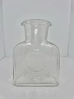 Vintage MCM Blenko Glass 384 Crystal Double Spout Water Bottle Pitcher