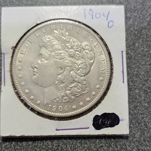 1904 Morgan Dollar $1 New Orleans Silver Coin Uncertified 0.9 Fineness. #240