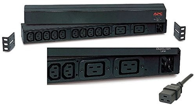 #ad APC NetShelter Basic Rack PDU 1U 16A 208 amp; 230V 10 C13 and 2 C19 outlets $249.99