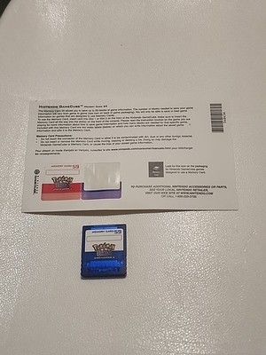 Pokemon Box Ruby and Sapphire Gamecube USA Sticker Insert Only And Memory Card