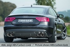 Rieger Heckdiffusor Audi A5/S5 B8 in SCHWARZ GLANZ neu und OVP
