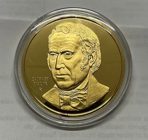 1973 FM STERLING SILVER 41 GRAM PROOF PRESIDENTIAL COIN = 1.2 OZ ASW = TAYLOR