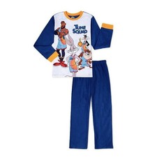Space Jam Boys Pajamas Size S 6-7 2-Pc Set Tune Squad Girls New Legacy NWT 3002