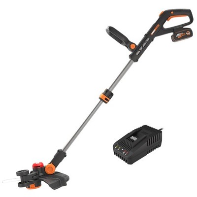 Worx Akku- Rasentrimmer 20V WG173E mit Akku 4,0 Ah und Ladegerät