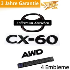 Schwarz glänzend Blau hinter Abzeichen CX60 ...