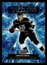 2022-23 Upper Deck Jordan Spence #DZ-67 Los Angeles Kings Dazzlers Blue NHL 