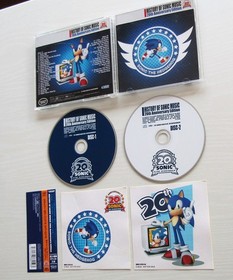 History of Sonic Music 20th Anniversary Edition CDs SEGA CD WWCE31259 2011