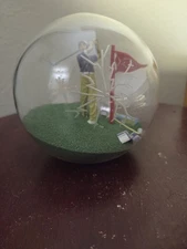 Golf Paperweight 5" Globe Beach Ball Caplugs Religious Msg PHILIPPIANS 4:13