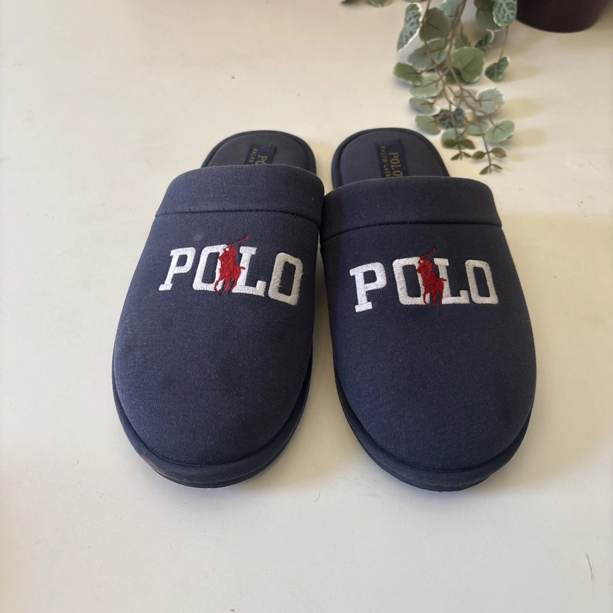 Polo Ralph Lauren Blue Slippers for Men for sale | eBay display picture 1