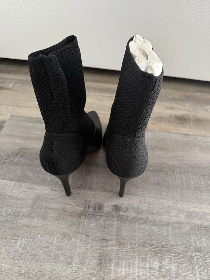 Botín Reiss Cosmos Negro Cuero Tejido 38 Foto 2 de 4