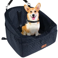 Vivifying Dog Car Seat for Small & Medium Dogs, Detachable & Washable Booster...