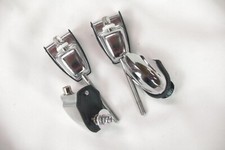 Mapex lugs bass drum tension rods claws silver chrome Mars Armory