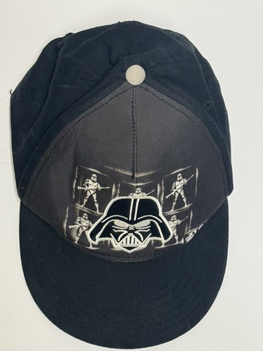 Star Wars Darth Vader Hat Cap Mens One Size Black White Adjustable Cotton - Picture 7 of 7