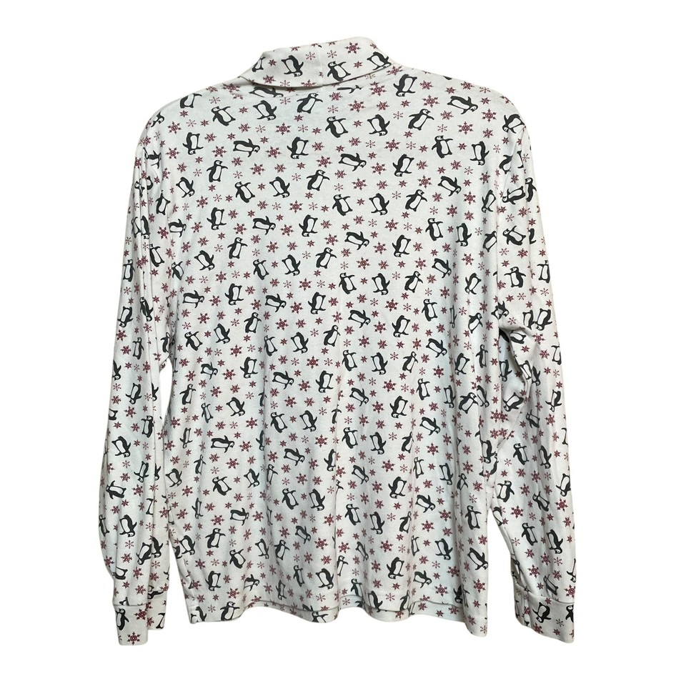 Vintage 1990s Corner Stone Women’s SZ Large Penguin & Snowflake