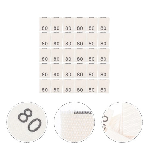 200 Pcs Children's Clothing Size Mark Men and Women Kids Clothes Labels