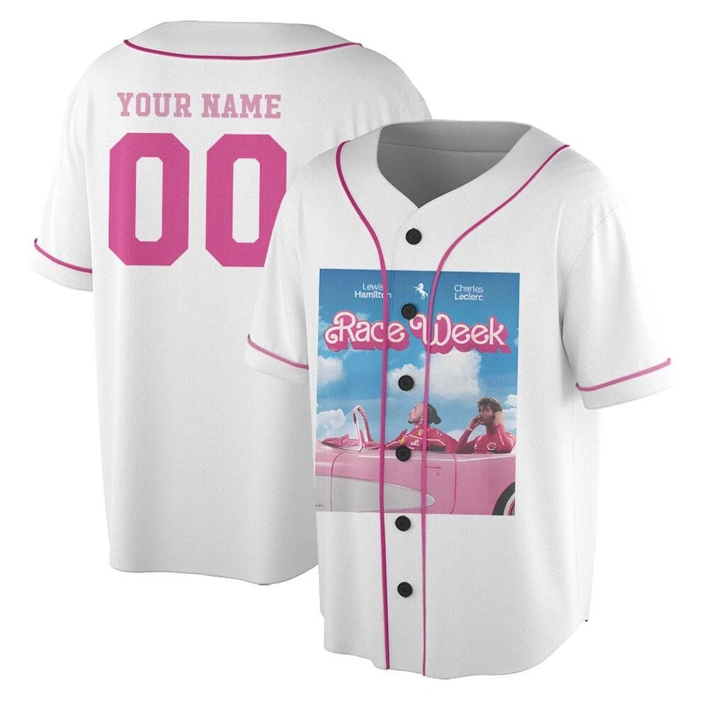 Custom Charles Leclerc and Lewis Hamilton Jersey