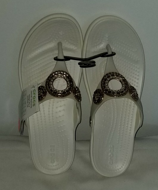 crocs off white