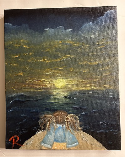Original Oil Painting: When The Sky Meets The Sea/2023