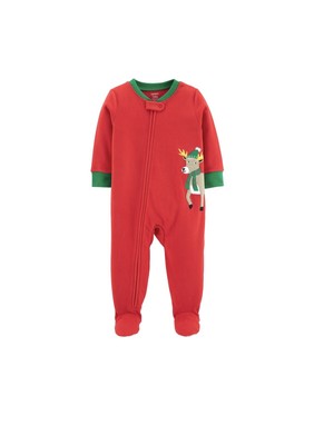 12 month footed pajamas girl