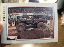 1988 Legend of Big Foot MONSTER TRUCK CARD # 008