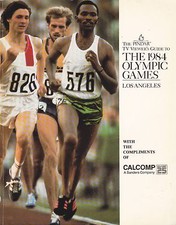 1984 LOS ANGELES SUMMER OLYMPIC GAMES TELEVISION VIEWERS GUIDE BEAUTIFUL