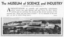 Museum of Science & Industry Technical Ascent of Man Admissin Card