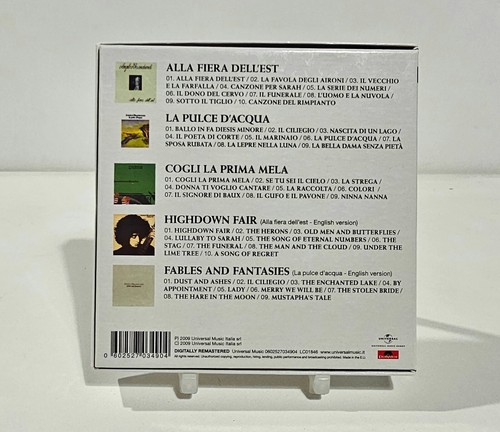 ANGELO BRANDUARDI- THE UNIVERSAL MUSIC COLLECTION -BOX SET 5CDs LIMITED EDITION - Foto 3 di 5