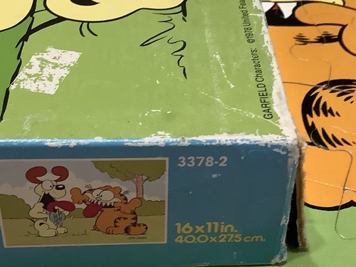 Garfield & Odie Vintage 60 pc MIlton Bradley Jigsaw Puzzle Kid/Children 1978 - Picture 6 of 10