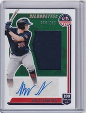 Riley Stanford 2022 Panini Stars & Stripes USA Jersey/Auto SIL-RS, 036/250