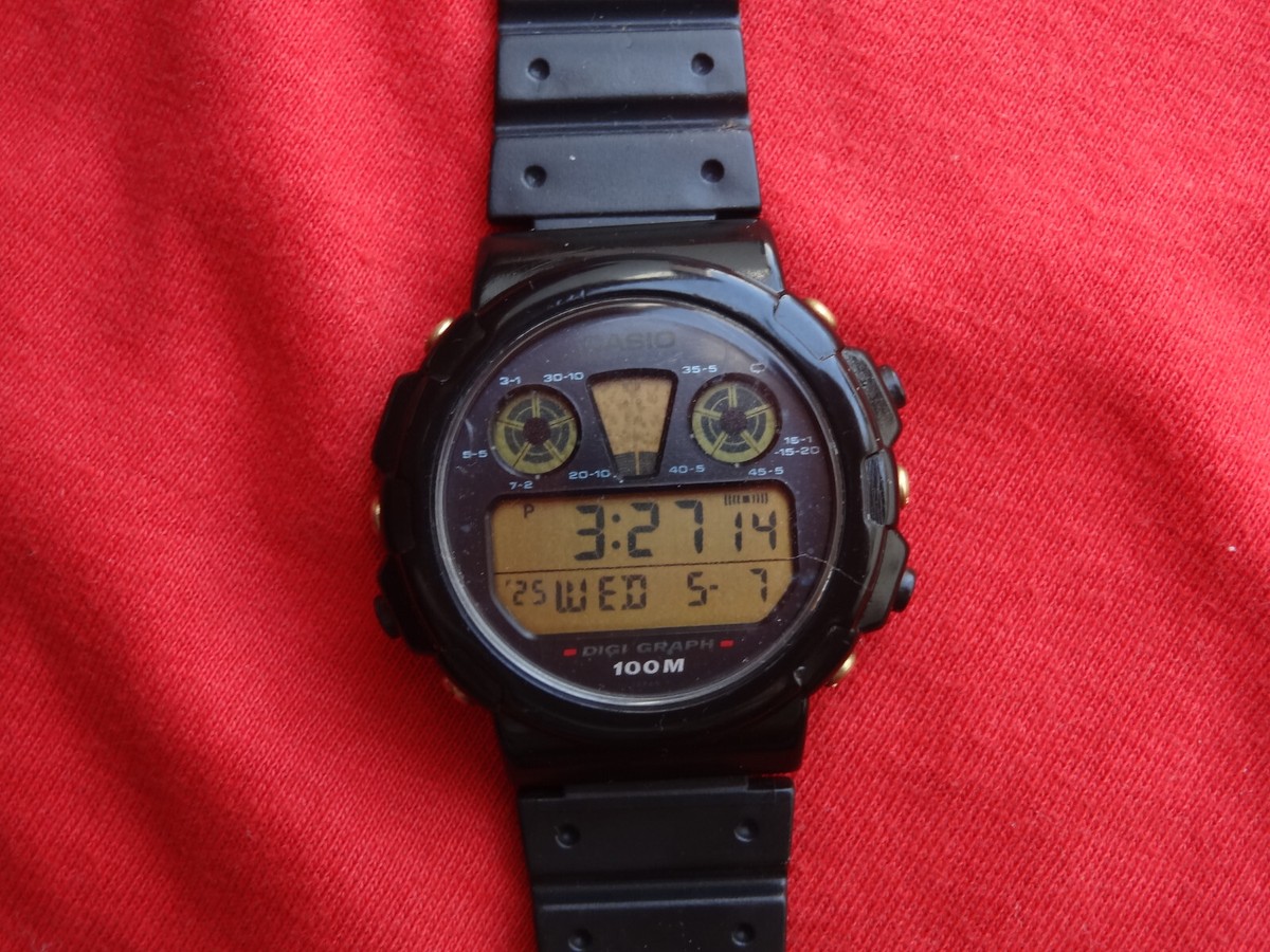 レア VINTAGE 1993's CASIO DGW-30 デジタル腕時計 CASIO DGW-30 | eBay
