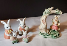 Spring/Easter Bunnies Galore  2 Sets of Bunny Decorations Cuteness Overload 