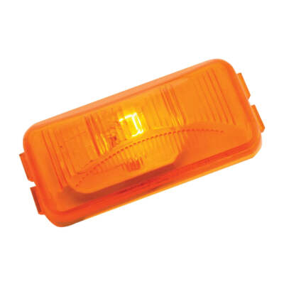 Small Rectangular Single Bulb Sealed Marker Light (CHOOSE COLOR)