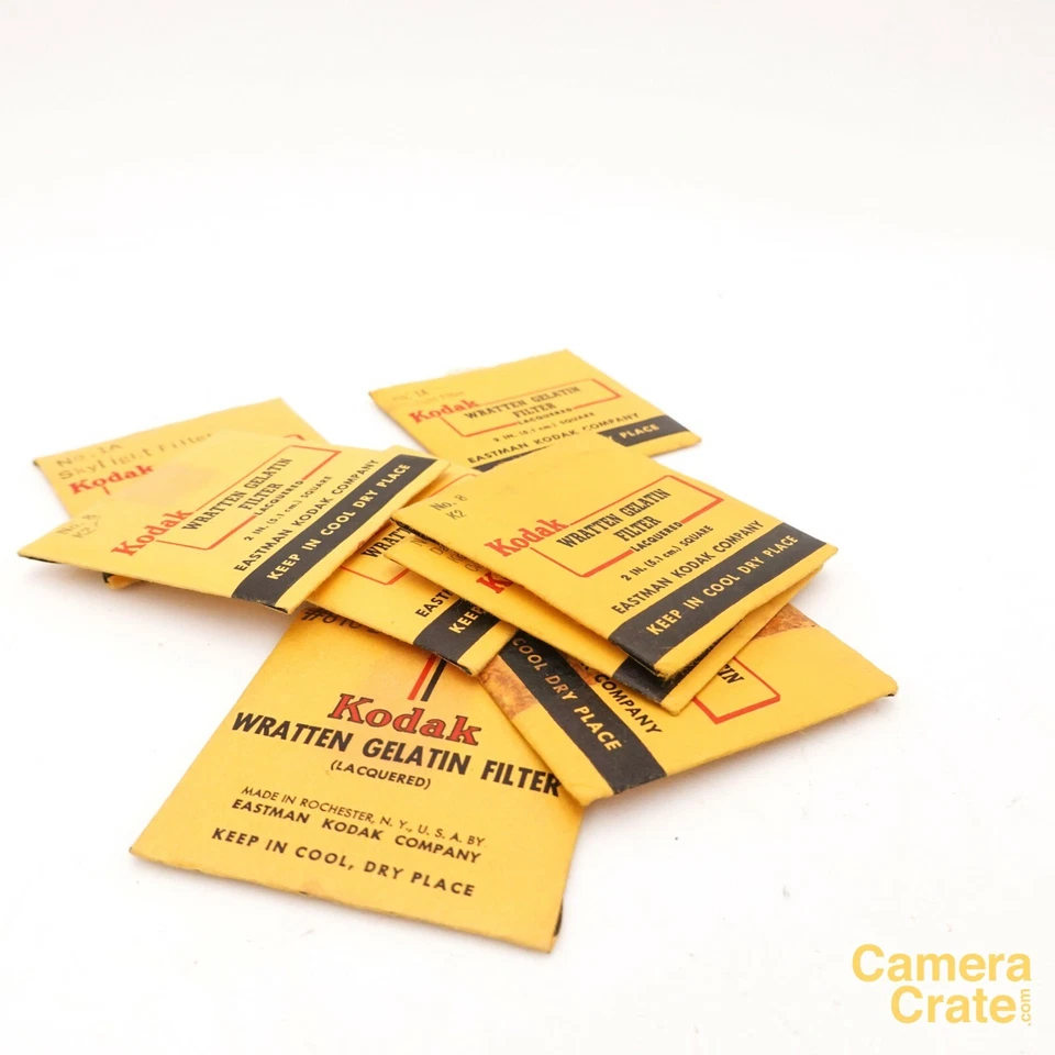 8 x Kodak Wratten 2 inch 5x5cm Gelatin Filter 1A 85 8 25 81C - OT2317 - Image 4 of 4