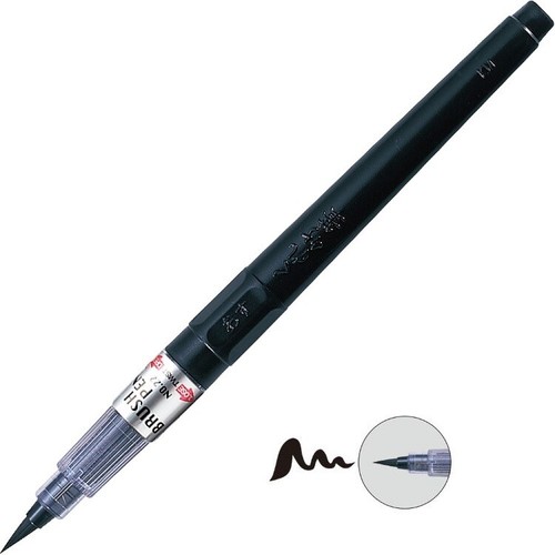 Kuretake ZIG Cartoonist BRUSH PEN Black/White Ink Choose from 3 Type eBay