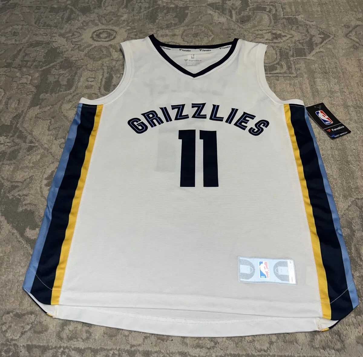 memphis grizzlies jersey white